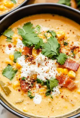 Slow Cooker Mexican Street Corn Soup
