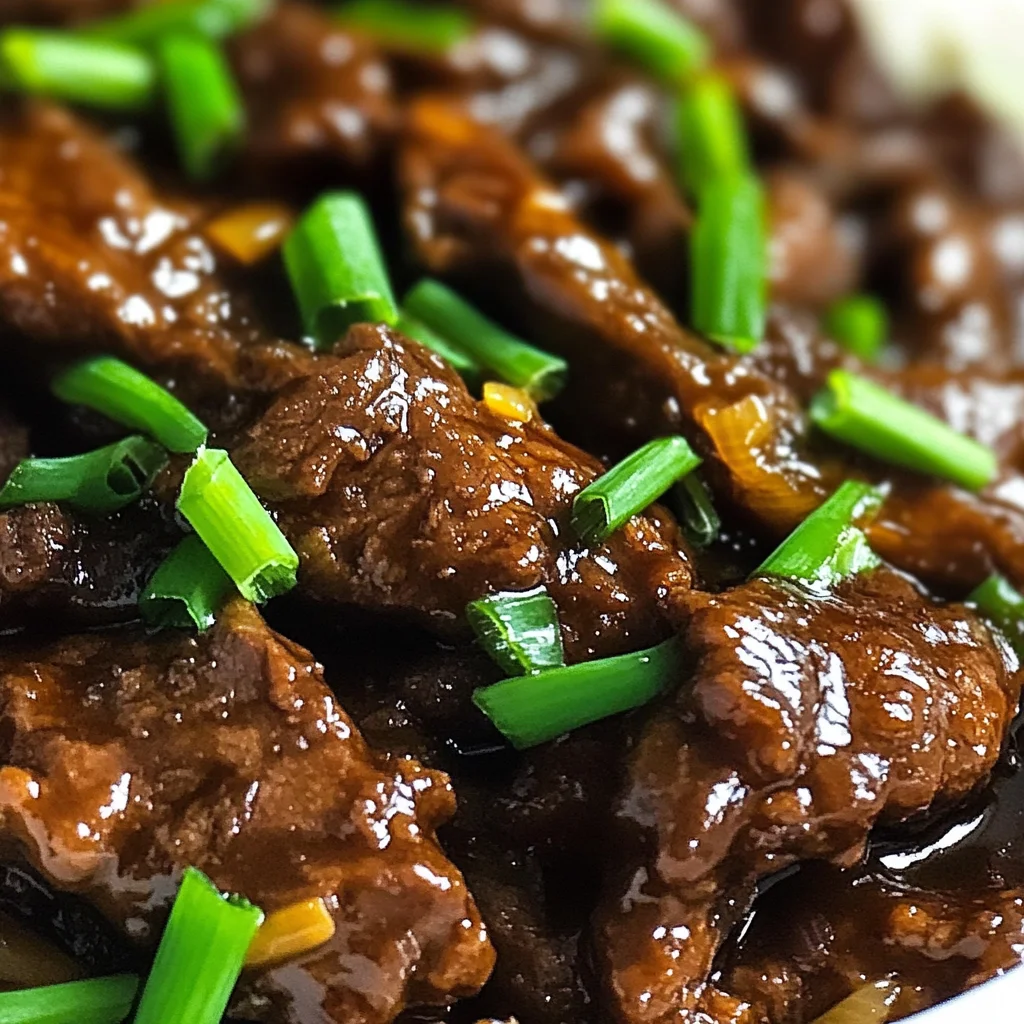 Slow Cooker Mongolian Beef
