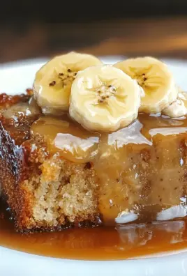 Sticky Banana Bread Pudding Cake
