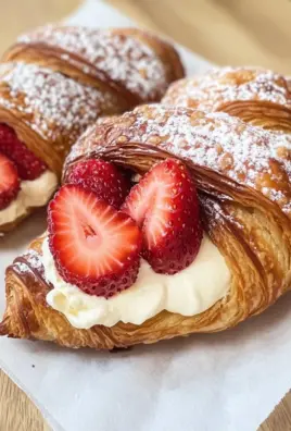 Strawberries and Cream Croissants