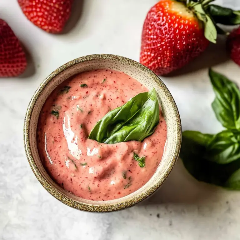 Strawberry Basil Dressing