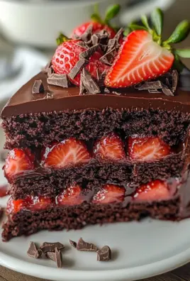 Strawberry Chocolate Cake – A Luscious, Decadent Treat