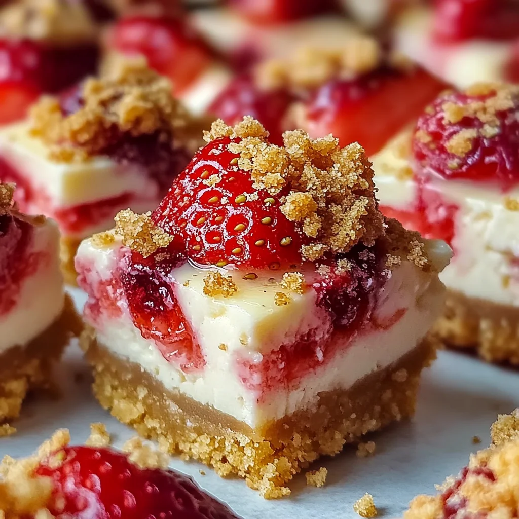 Strawberry Crunch Cheesecake Bites