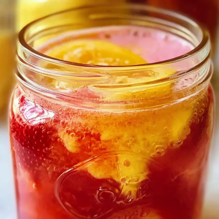 Strawberry Lemonade Concentrate for Canning