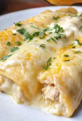 White Chicken Enchiladas