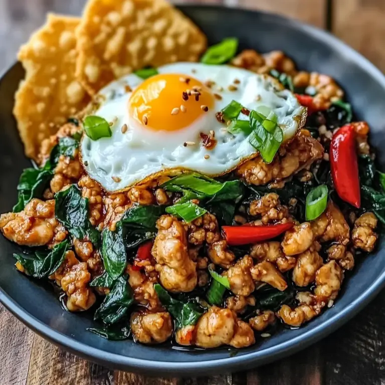 20 Minute Thai Basil Chicken Recipe – Quick & Flavorful