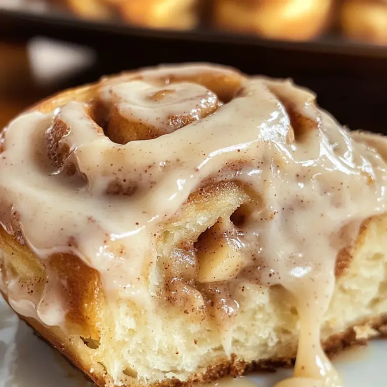 Apple Butter Cinnamon Rolls
