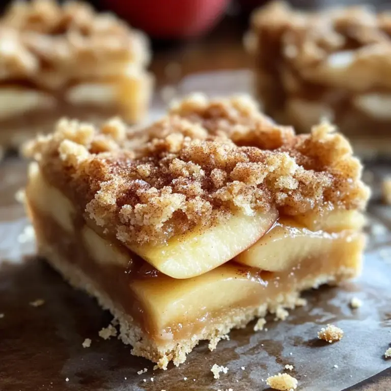 Apple Crisp Shortbread Bars: The Perfect Dessert for Any Season