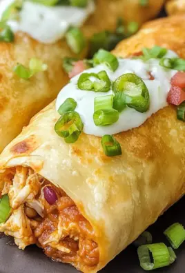 Baked Chicken Chimichanga