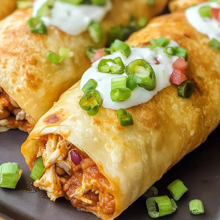 Baked Chicken Chimichanga