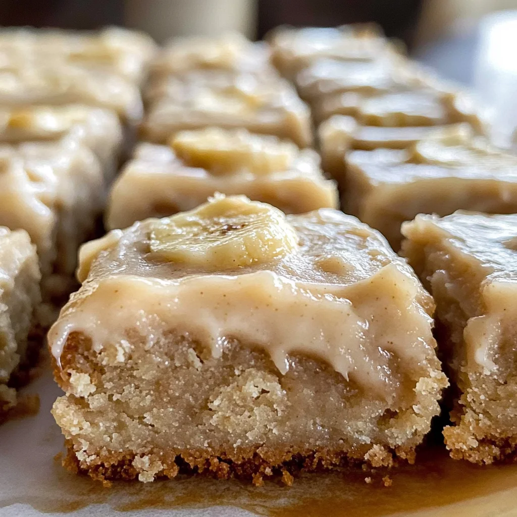Banana Bars with Brown Butter Icing