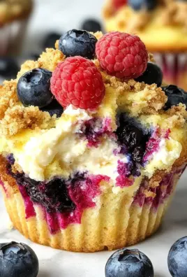 Berry Cream Cheese Muffins