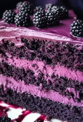 Blackberry Velvet Cake