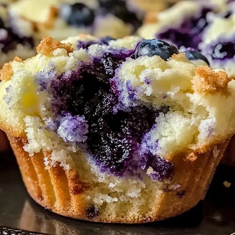 Blueberry Cream Cheese Muffins Recipe
