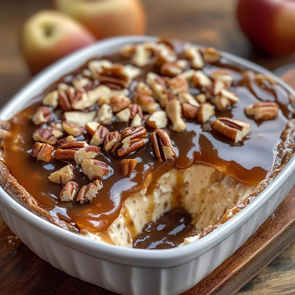Caramel apple cheesecake dip recipe