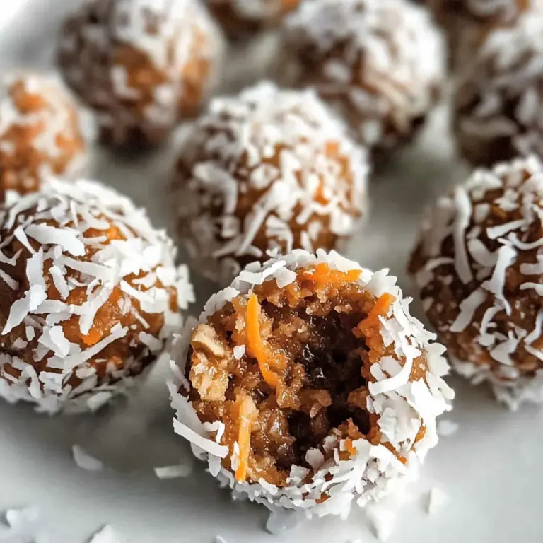Carrot Cake Energy Balls