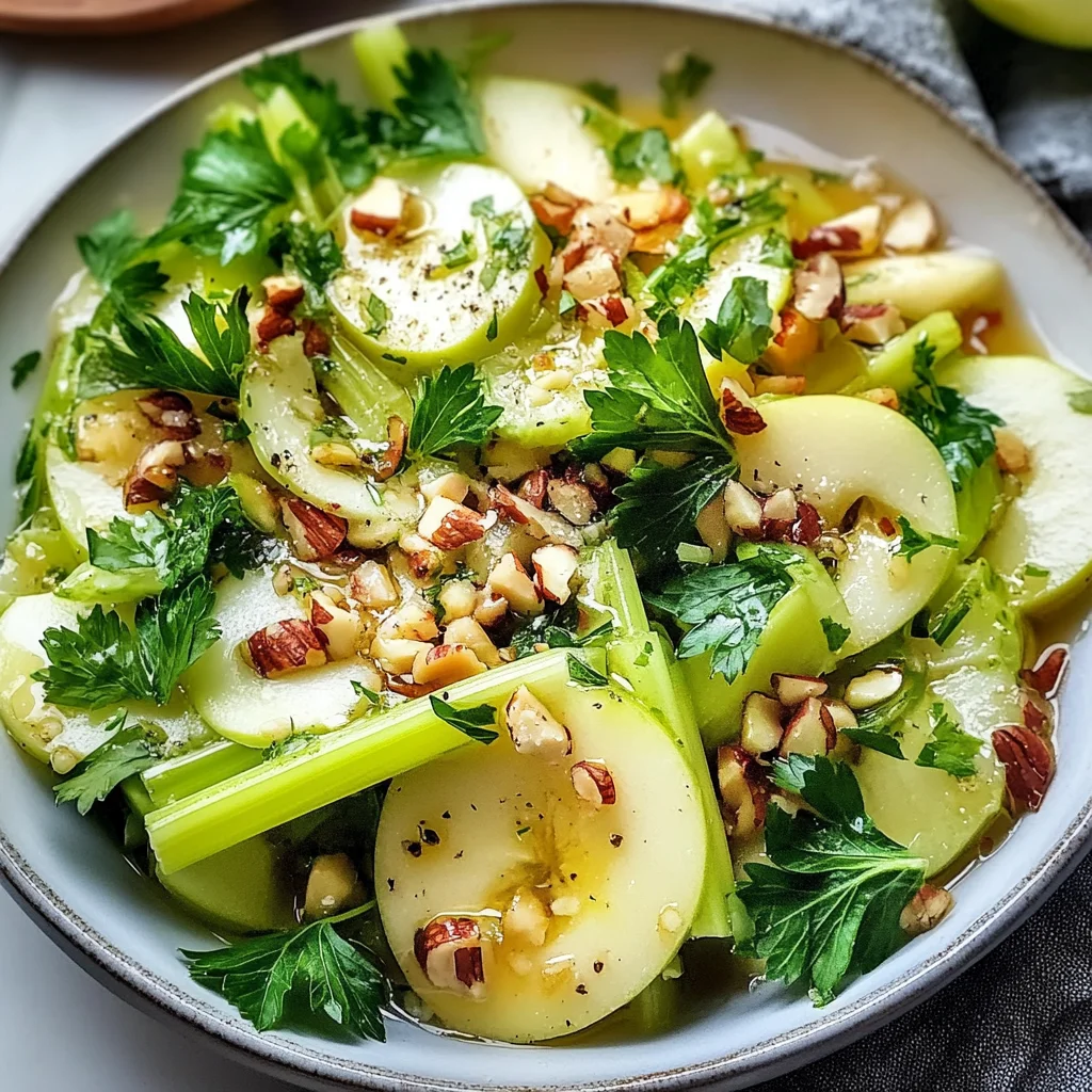 Celery Salad with Apples Recipe
