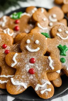 Chewy Gingerbread Man Cookies
