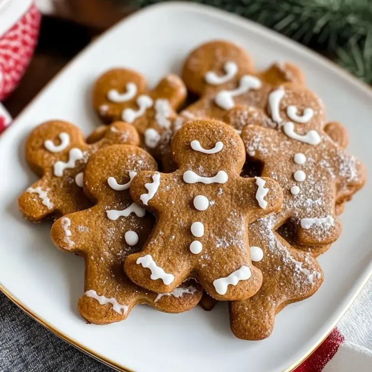 Chewy Gingerbread Man Cookies