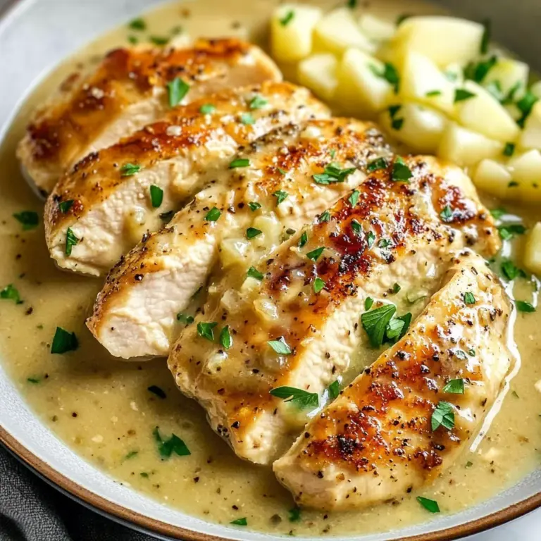 Chicken in White apple vinegar Sauce