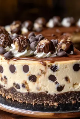 Chocolate Chip Cookie Dough Cheesecake