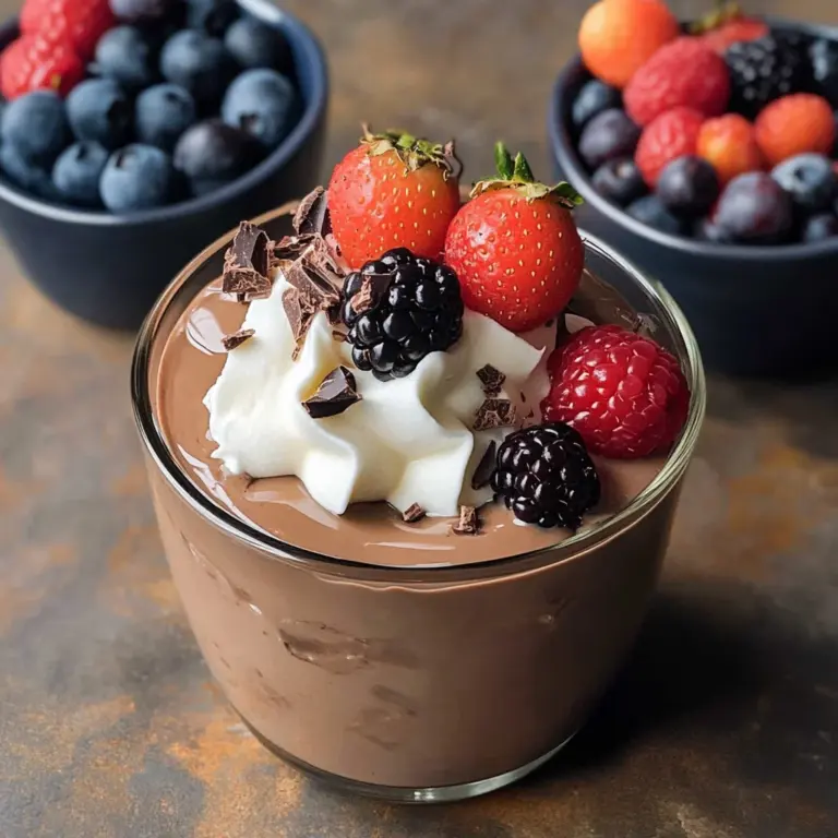 Chocolate Protein Pudding Recipe