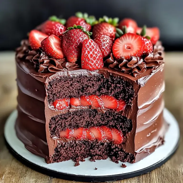Chocolate Strawberry Cake Recipe: Indulgent Dessert Tips