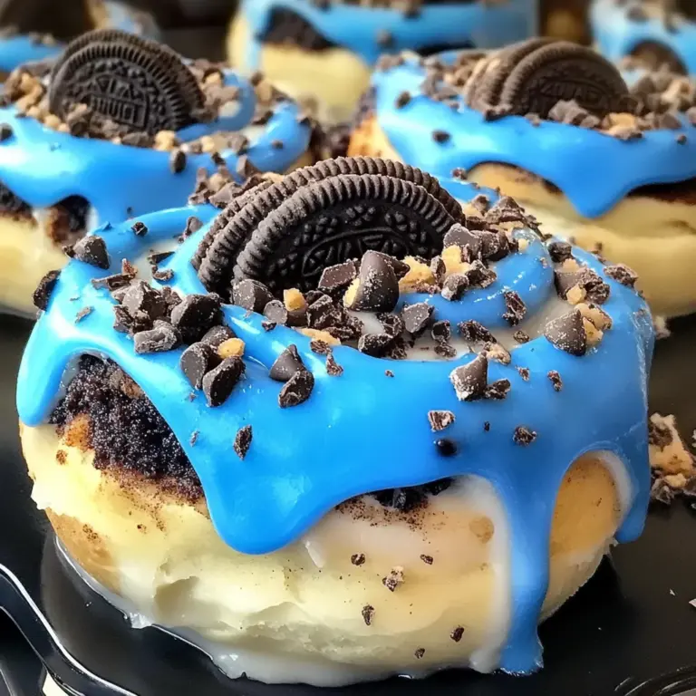Cookie Monster Cinnamon Rolls: A Fun Twist on a Classic Treat