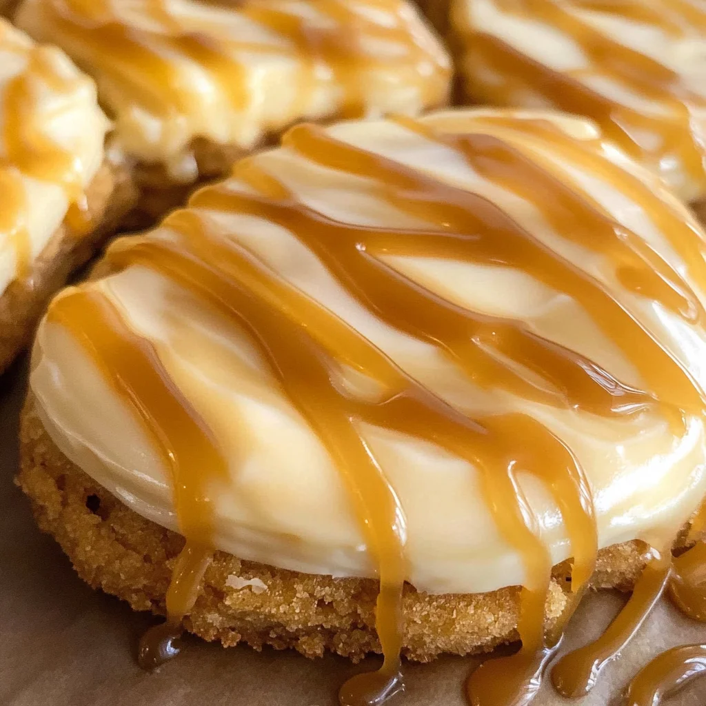 Copycat Crumbl Salted Caramel Cheesecake Cookies