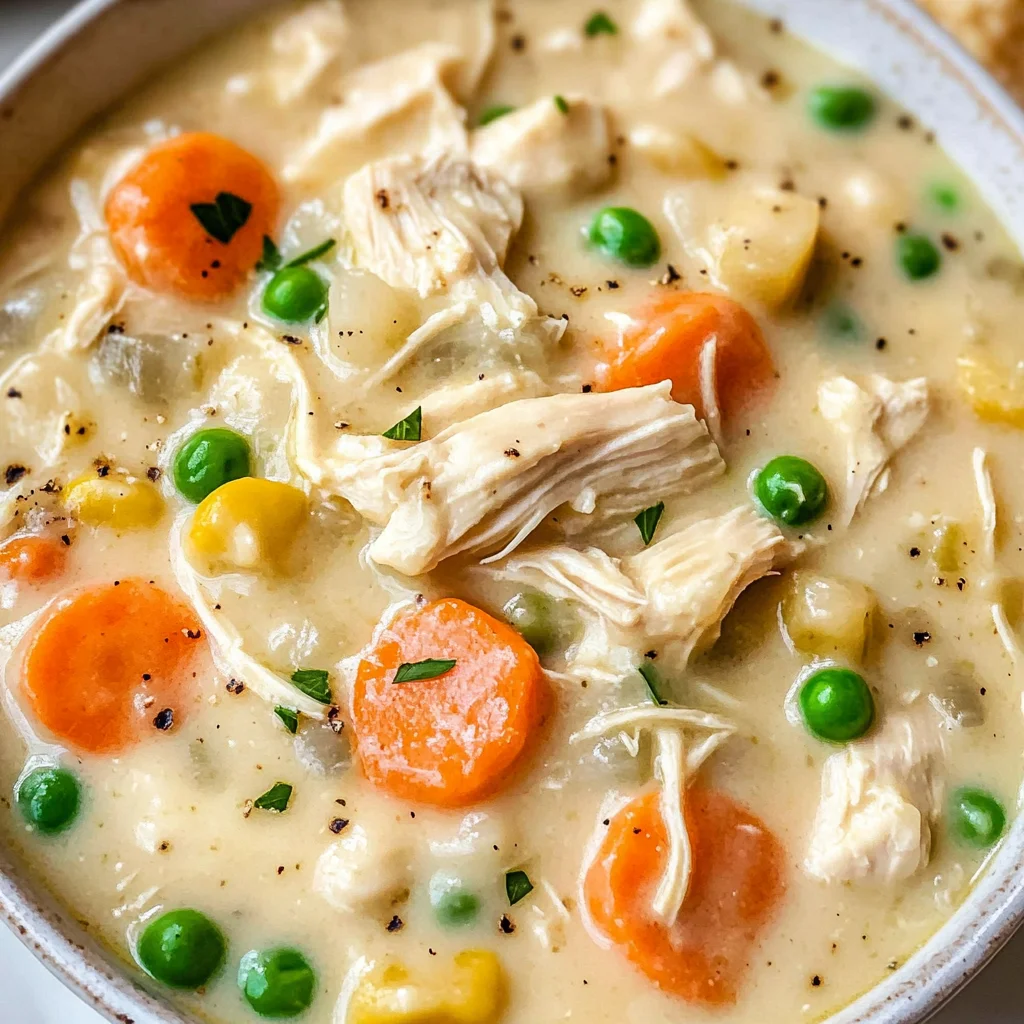 Creamy Chicken Pot Pie Soup
