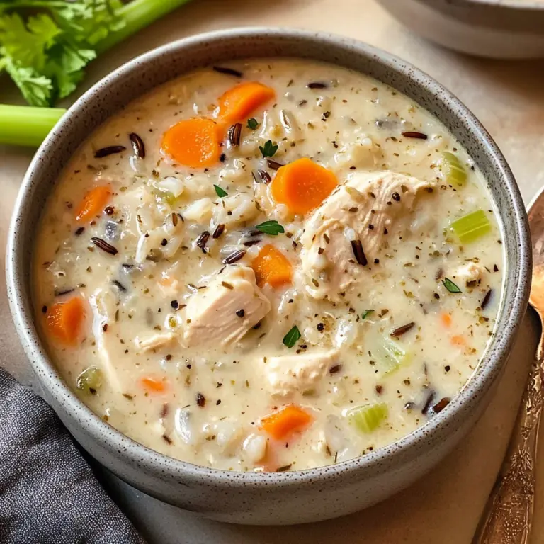 Creamy Crockpot Chicken Wild Rice Soup