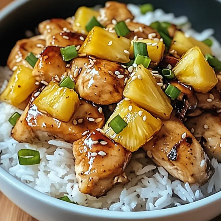 Create a Flavorful Pineapple Chicken and Rice in Just 30 Minutes!