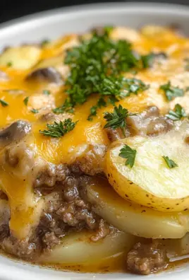 Crockpot chicken hamburger Potato Casserole