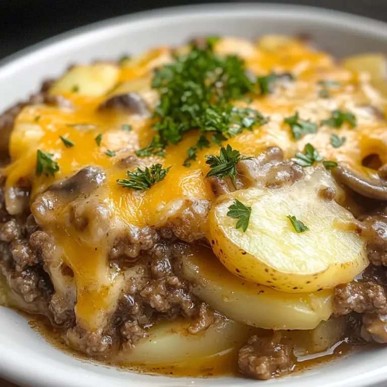 Crockpot chicken hamburger Potato Casserole