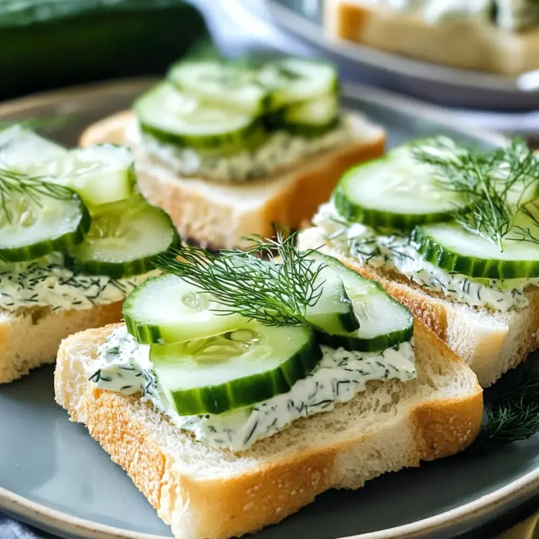 Cucumber Sandwiches