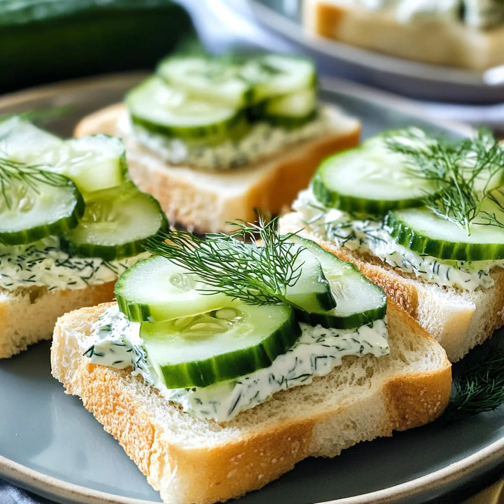 Cucumber Sandwiches