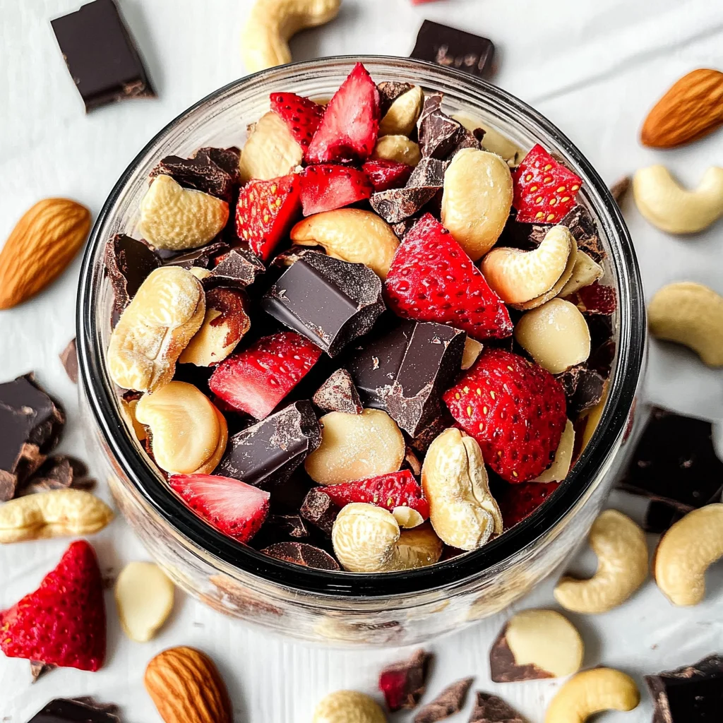 Dark Chocolate Trail Mix Recipe {Heart Healthy}