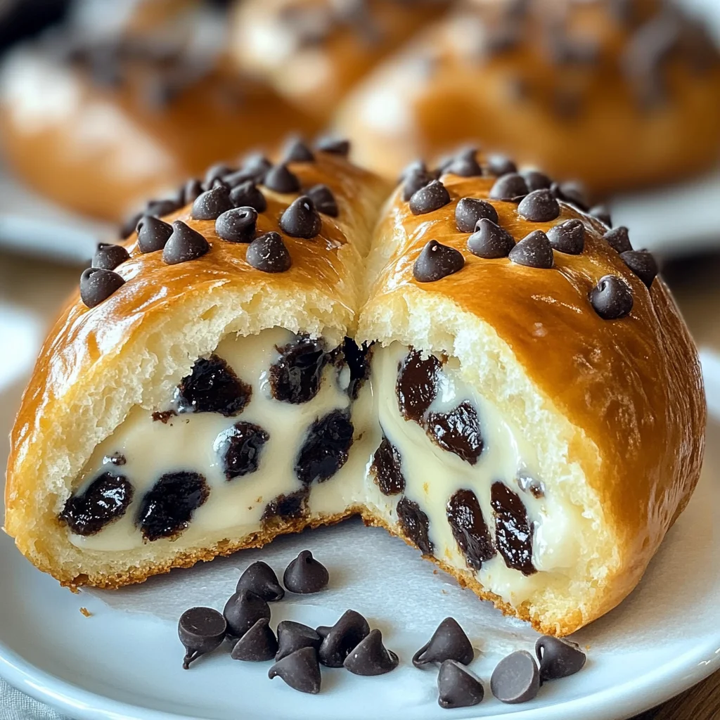 Decadent Chocolate Chip Vanilla Custard Brioches to Indulge