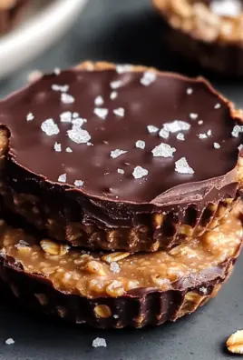 Easy No Bake Peanut Butter Oat Cups