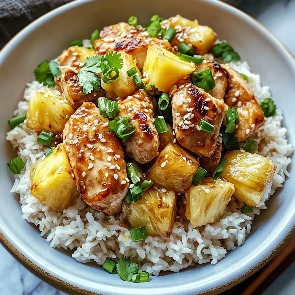 Easy Pineapple Chicken & Rice Feast!