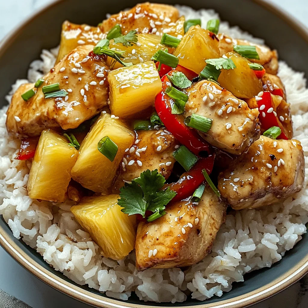 Easy Pineapple Chicken & Rice Feast!