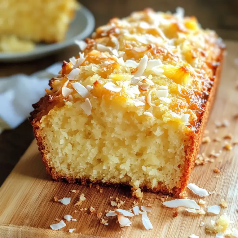 Easy Pineapple Coconut Quick Bread