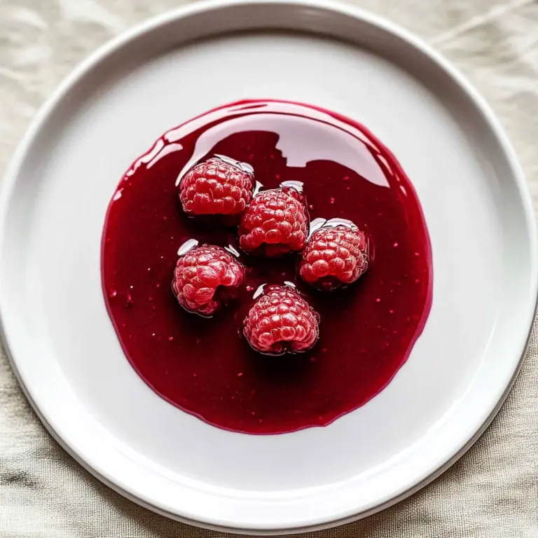 Easy Raspberry Coulis