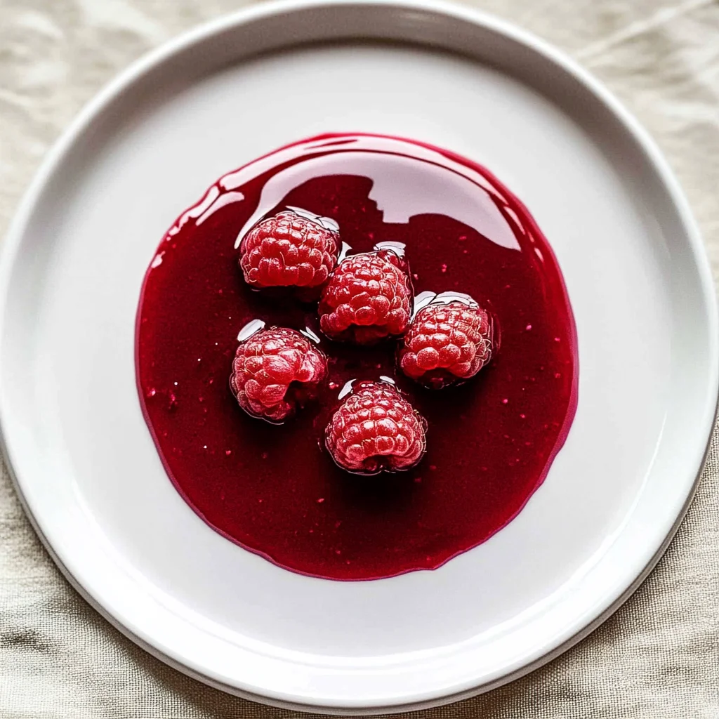Easy Raspberry Coulis