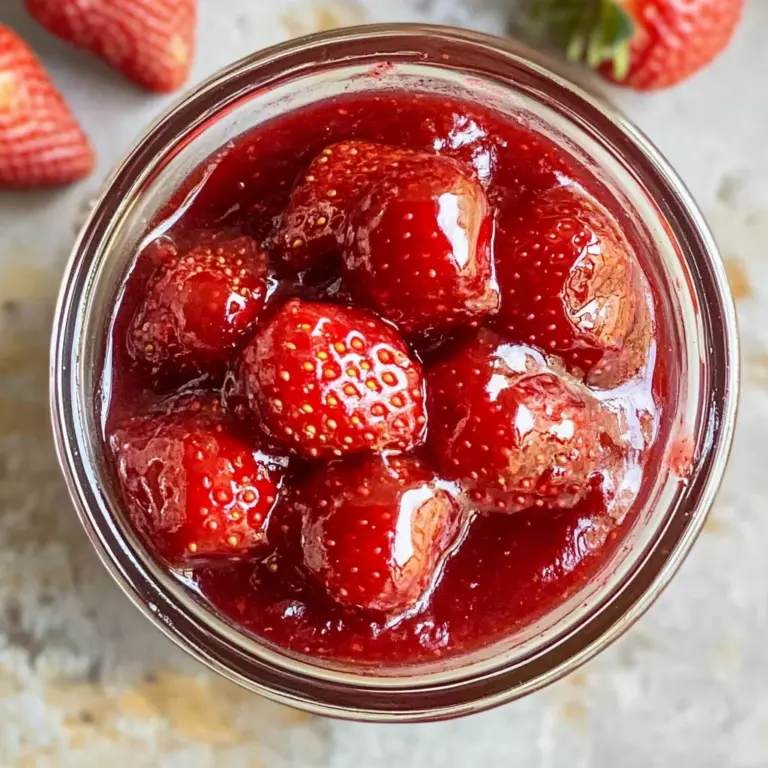 Easy Strawberry Compote
