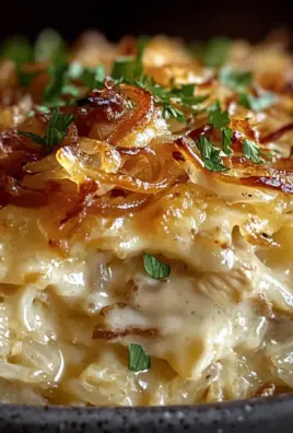 French Onion Chicken Rice Casserole