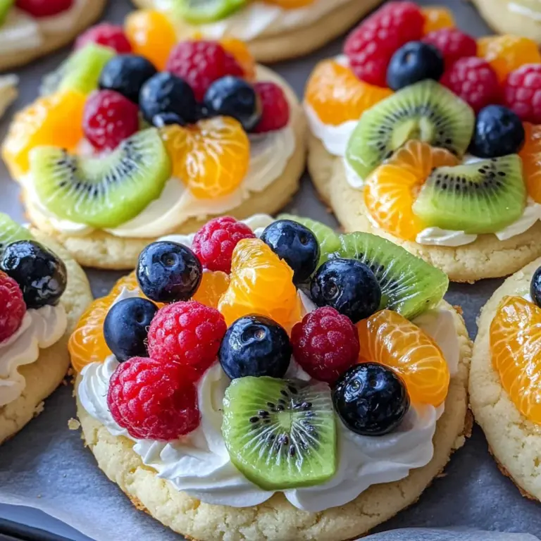 Fruit Pizza Cookies