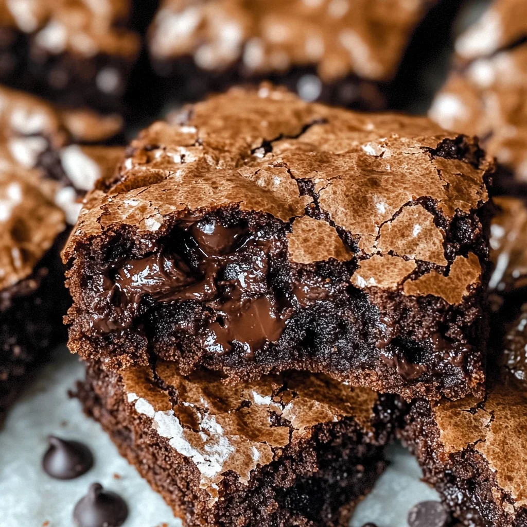 Fudgy Chewy Browkies (Brookies)