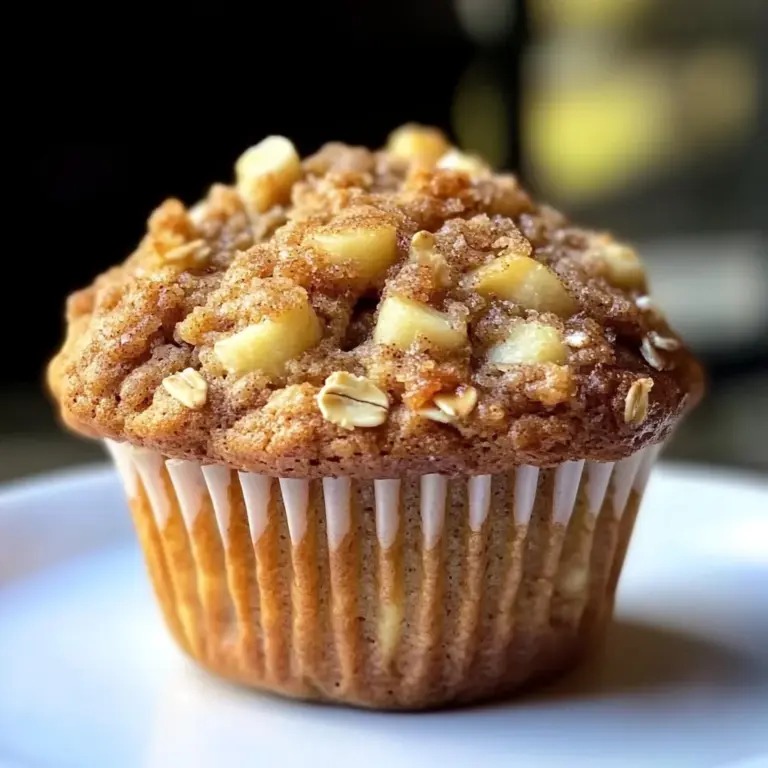 Healthy Banana Oatmeal Muffins