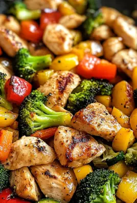 Healthy Chicken and Vegetables Skillet